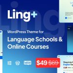 LingPlus - Language School & Online Courses WordPress Theme