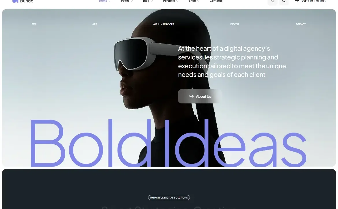 Burido – Bold ideas creative WordPress Theme