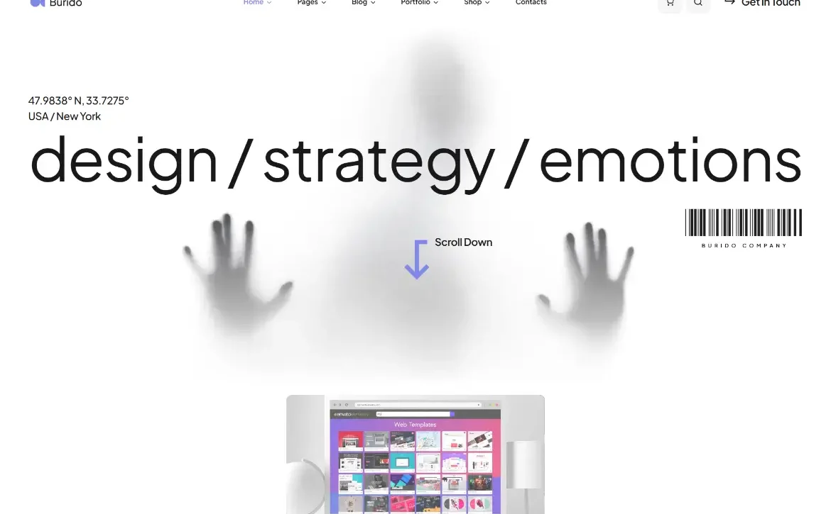 Burido – Design strategy emotions WordPress Theme