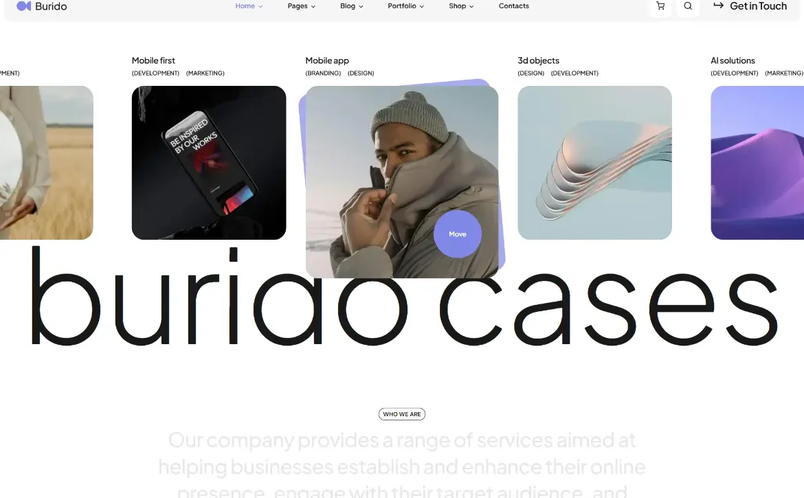 Burido – Agency case studies WordPress Theme