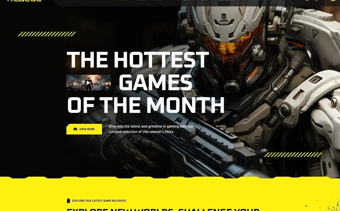 Rebell – Gaming WordPress Theme