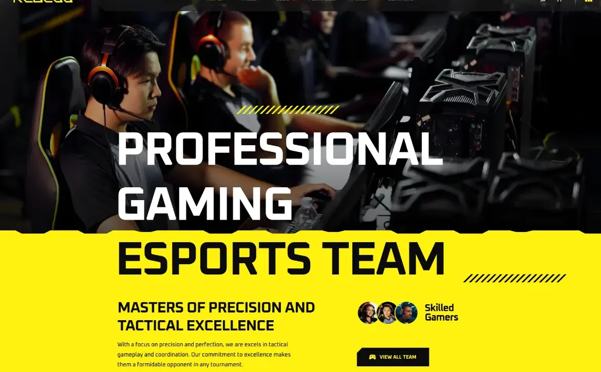 Rebell – Esports team WordPress Theme