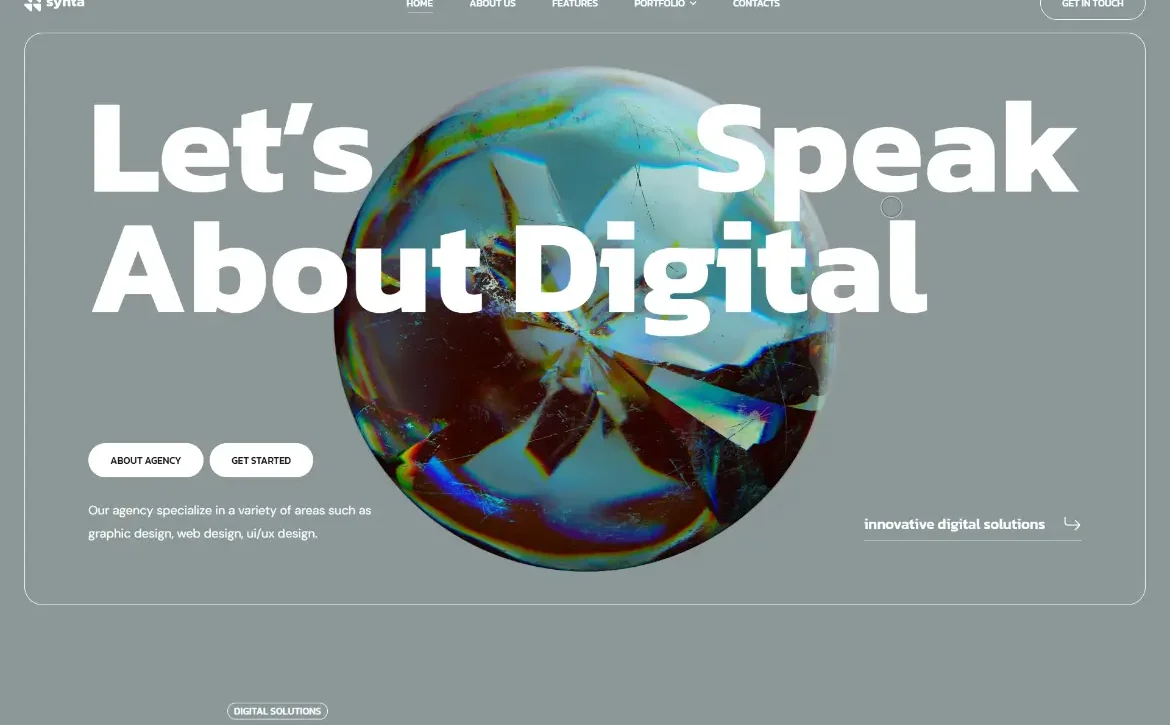 Synta – Digital agency WordPress Theme