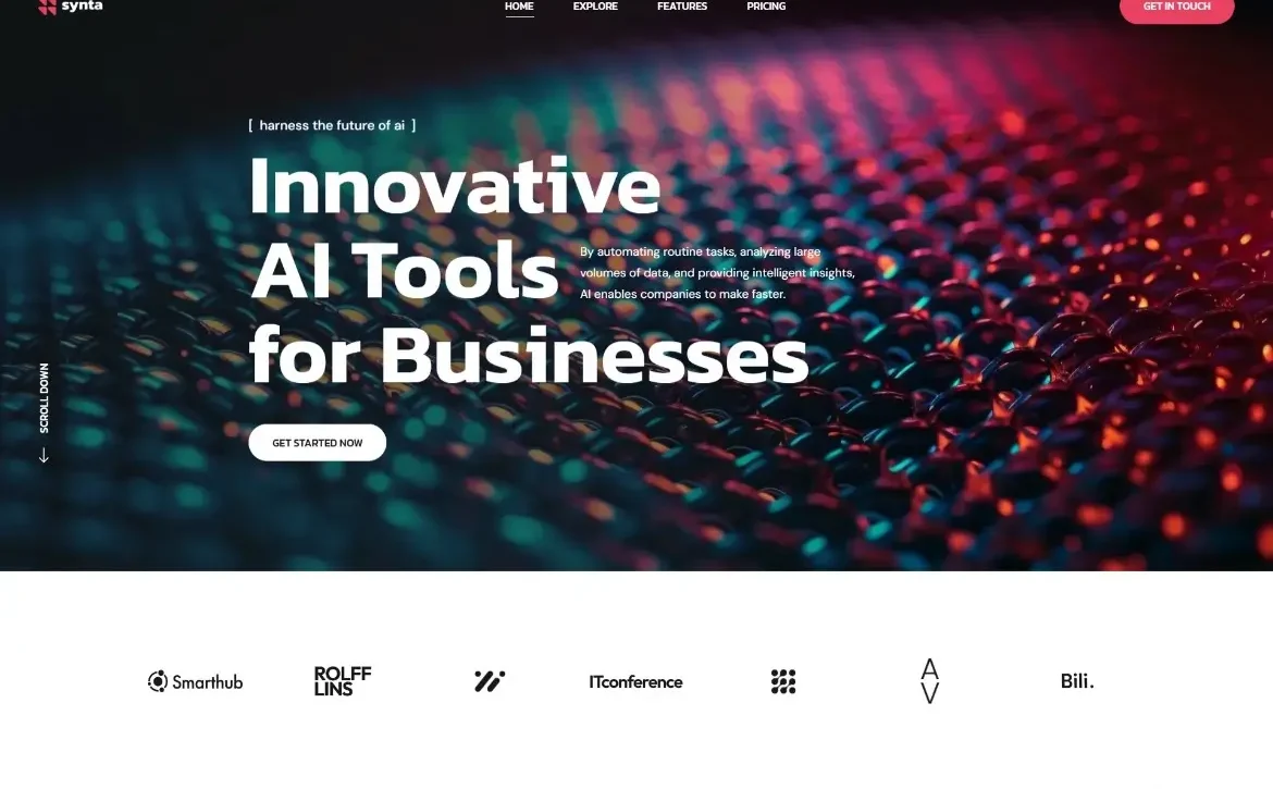 Synta – AI tools for business WordPress Theme