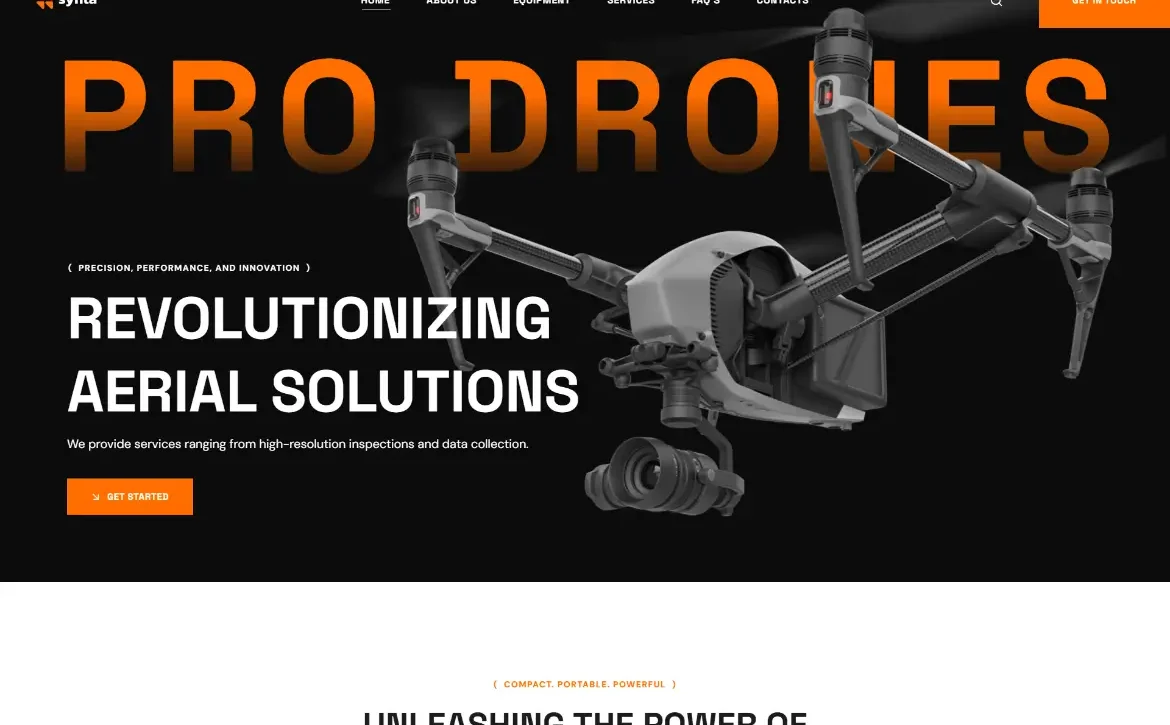 Synta – Pro drones WordPress Theme
