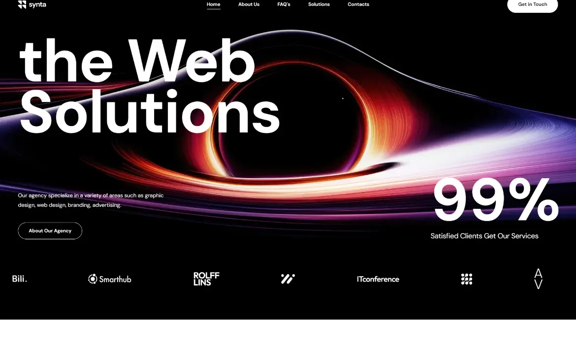 Synta – Web solutions agency WordPress Theme