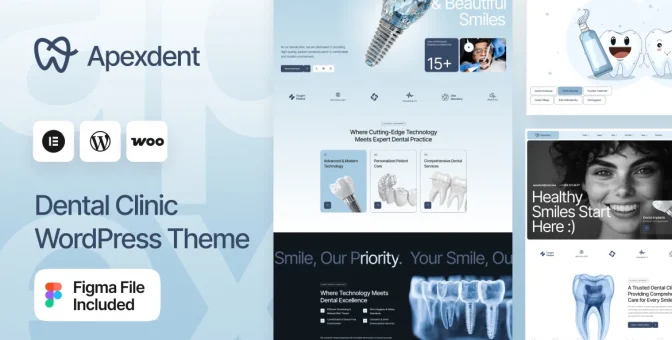 Apexdent - Dental Clinic Best WordPress Theme