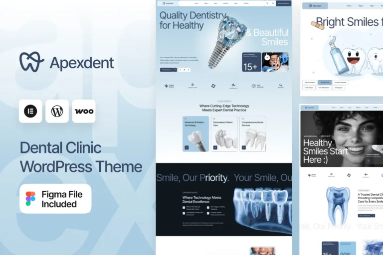 Apexdent – Dental Clinic WordPress Theme