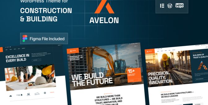 Avelon Construction & Building WordPress Theme