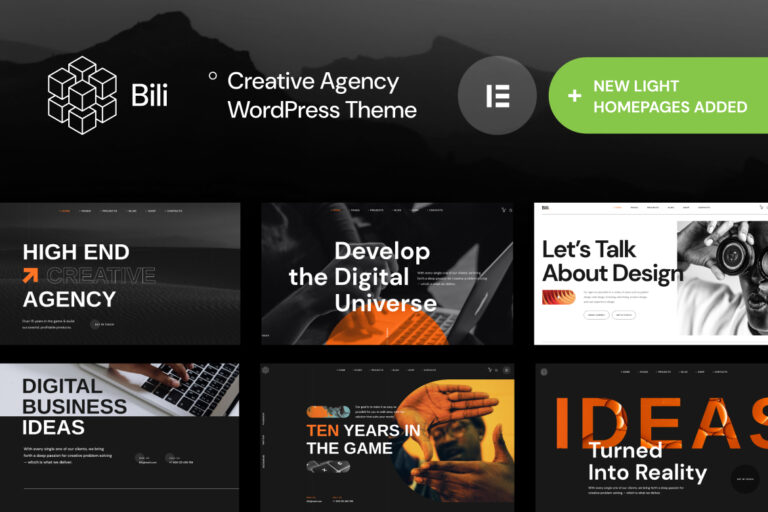 Bili – Creative Agency WordPress Theme