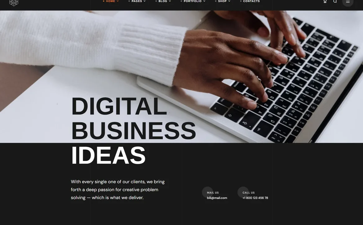 Bili – Digital business ideas WordPress Theme