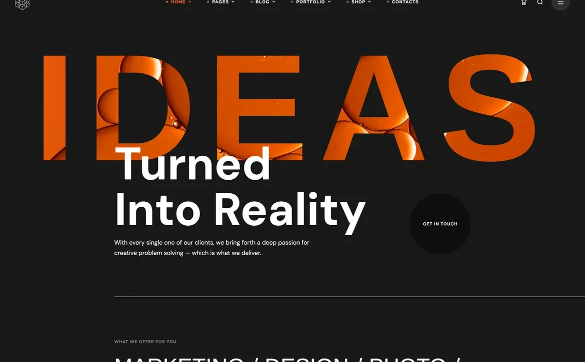 Bili – Creative ideas WordPress Theme