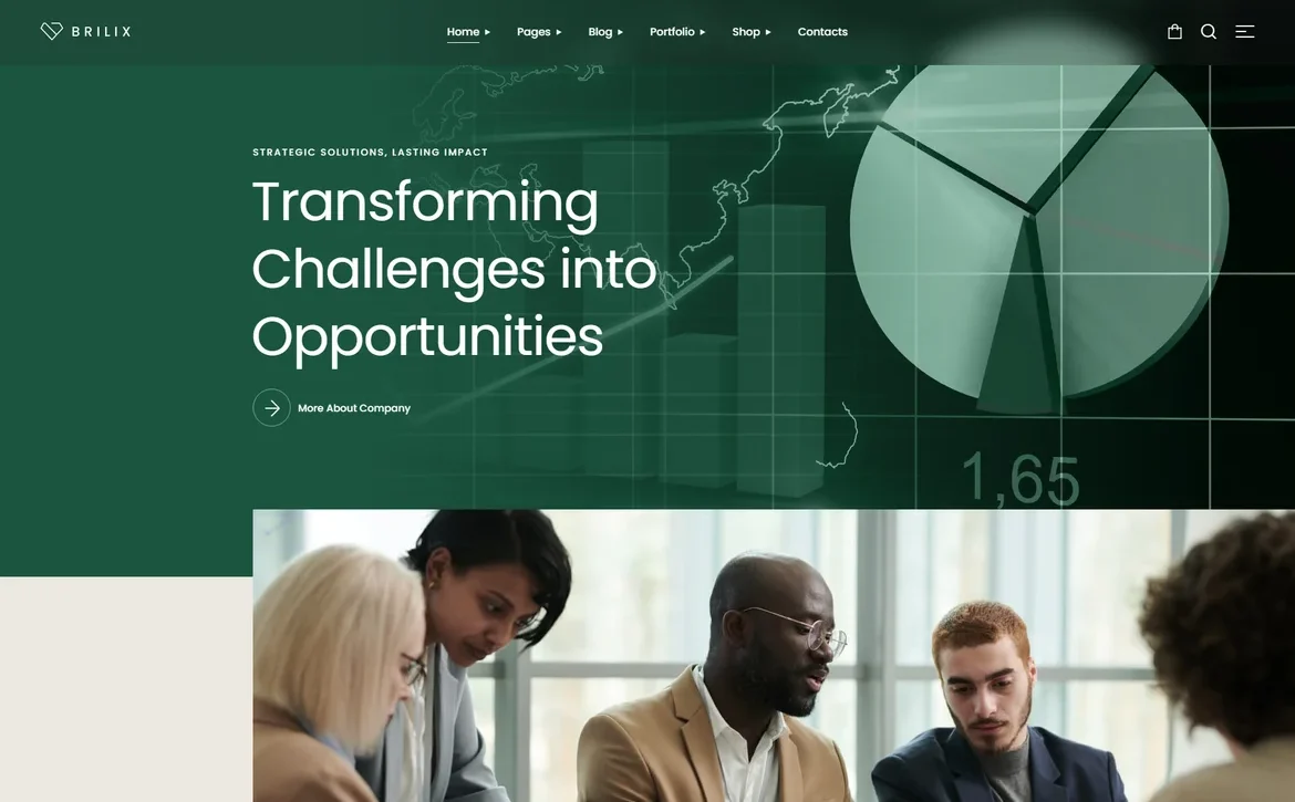 Brilix – Business transformation WordPress Theme