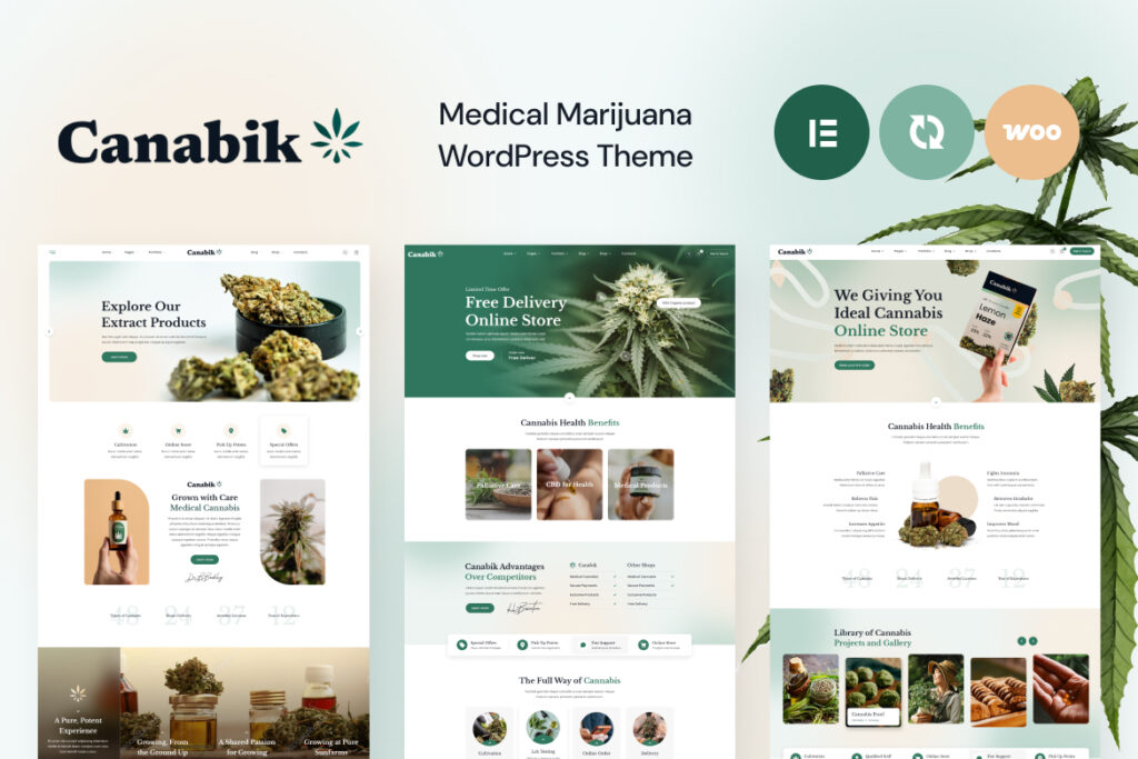 Canabik – Medical Marijuana WordPress Theme