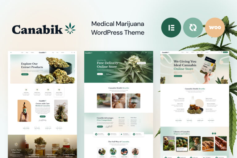 Canabik – Medical Marijuana WordPress Theme