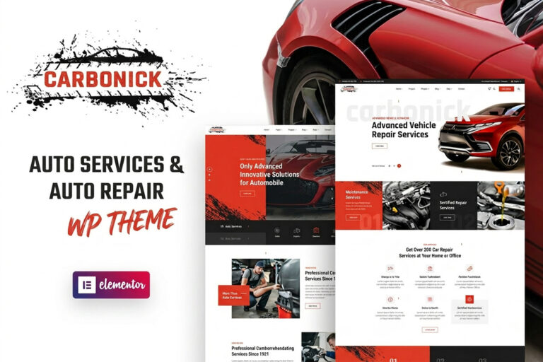 Carbonick – Auto Services & Repair WordPress Theme