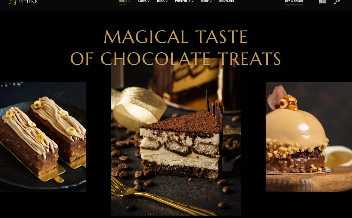 Estiene – Chocolate treats WordPress Theme