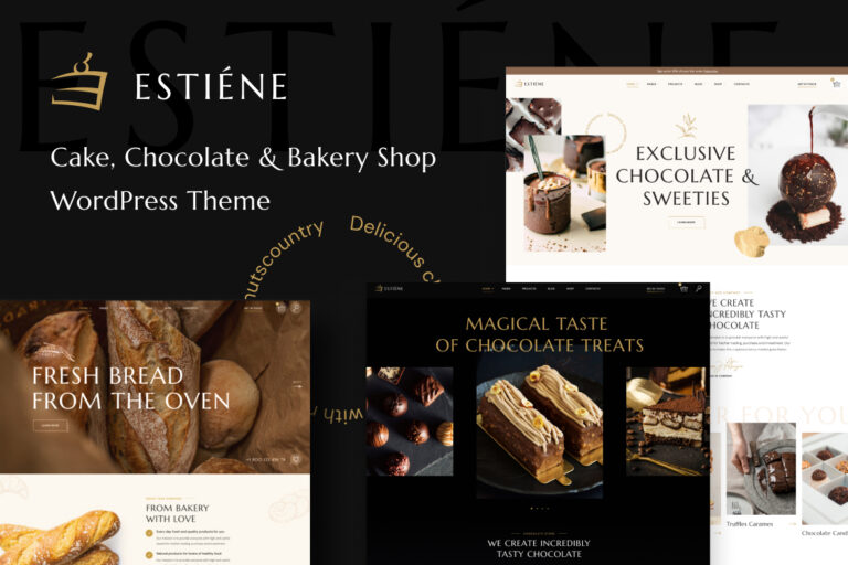 Estiene – Sweets & Bakery WordPress Theme