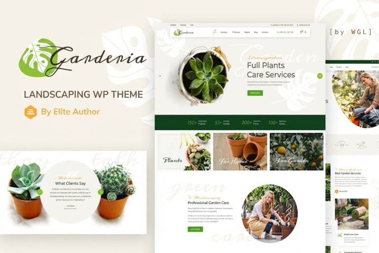 Garderia – Landscaping & Gardening WordPress Theme
