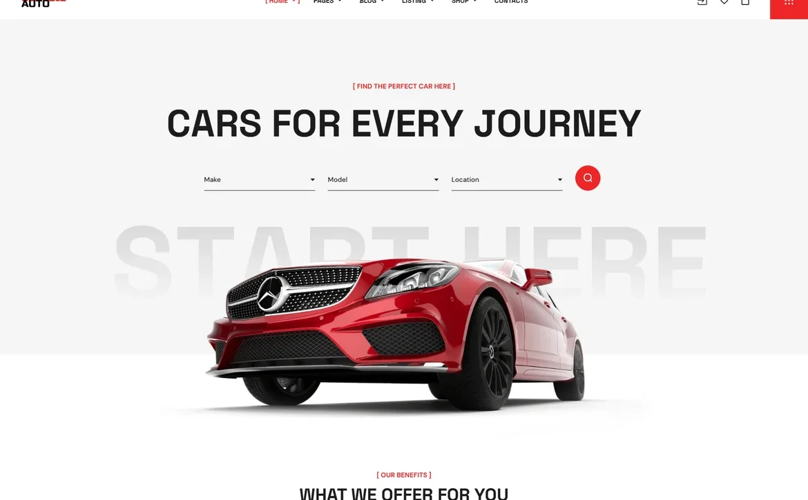 GenesisAuto – Car search WordPress Theme