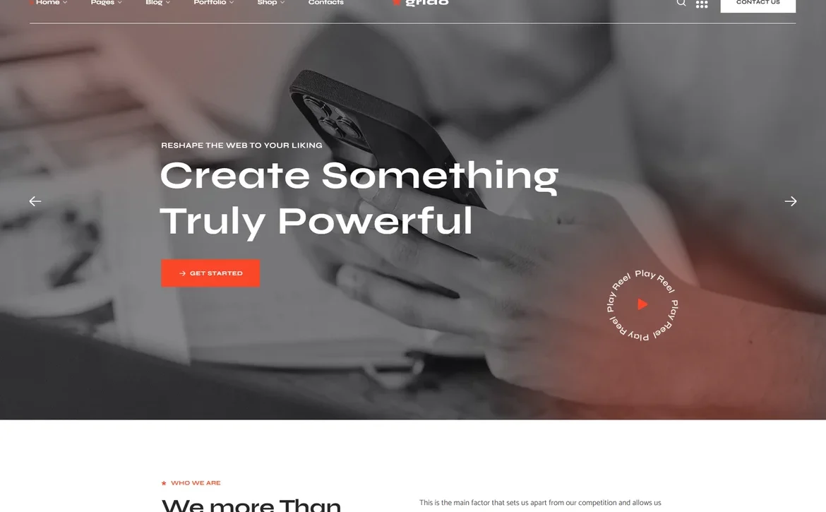 Grido – Creative agency WordPress Theme