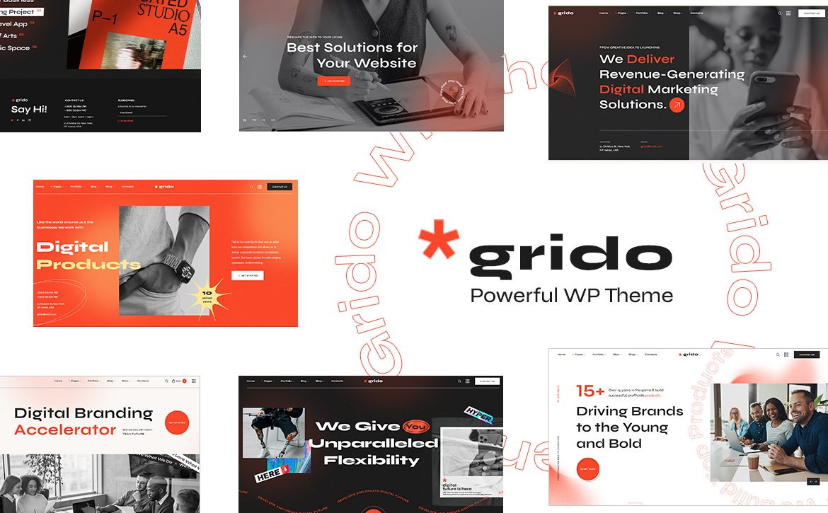 Grido Creative Multipurpose WordPress Theme