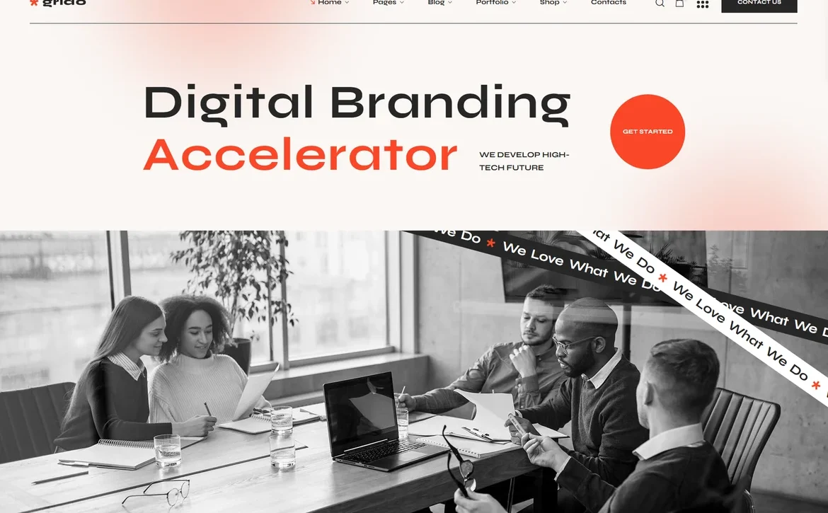 Grido – Digital branding accelerator WordPress Theme