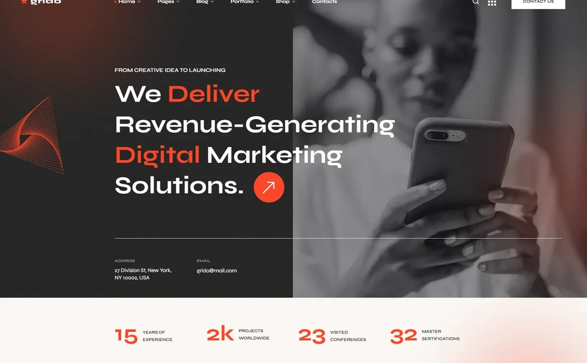 Grido – Digital marketing solutions WordPress Theme