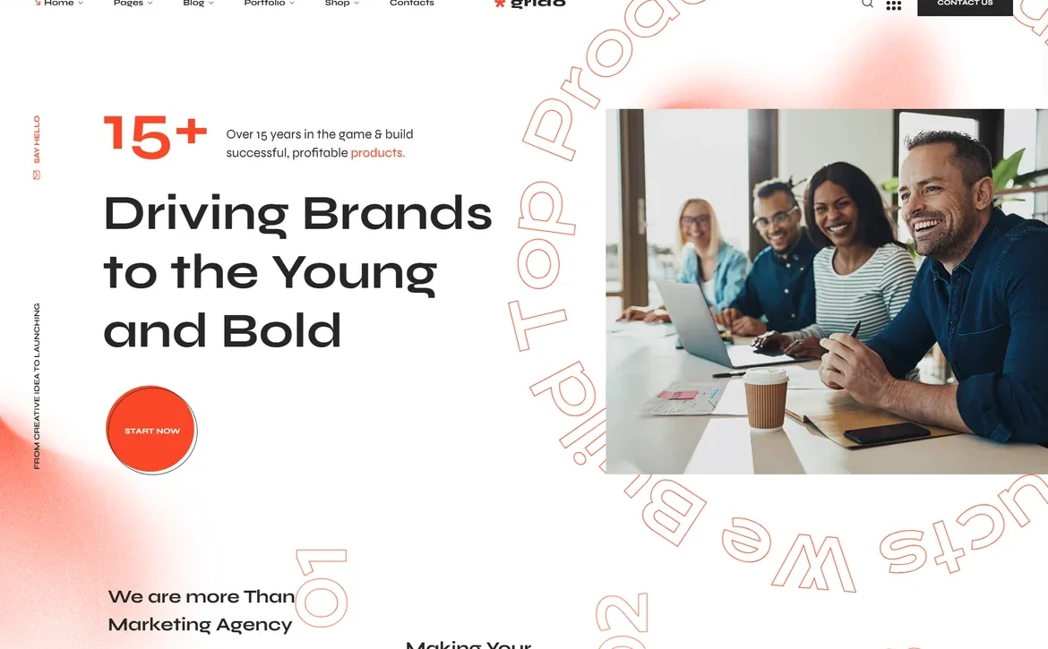 Grido – Branding agency WordPress Theme