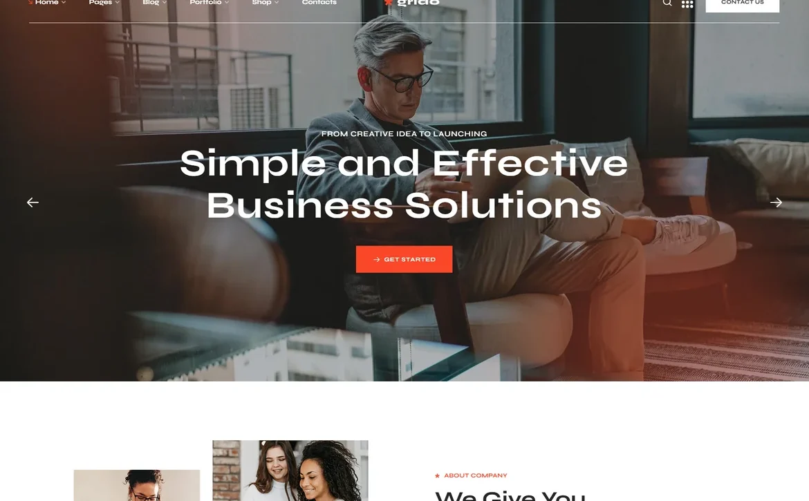 Grido – Business solutions WordPress Theme