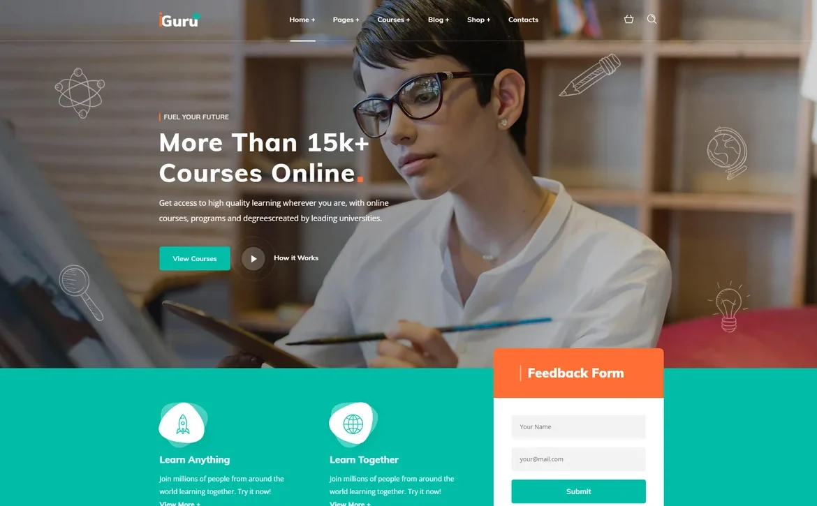 iGuru – Online courses WordPress Theme