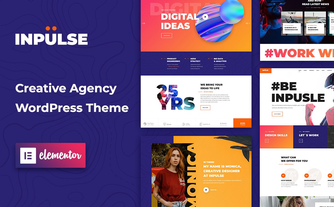 Inpulse Creative Agency WordPress Theme