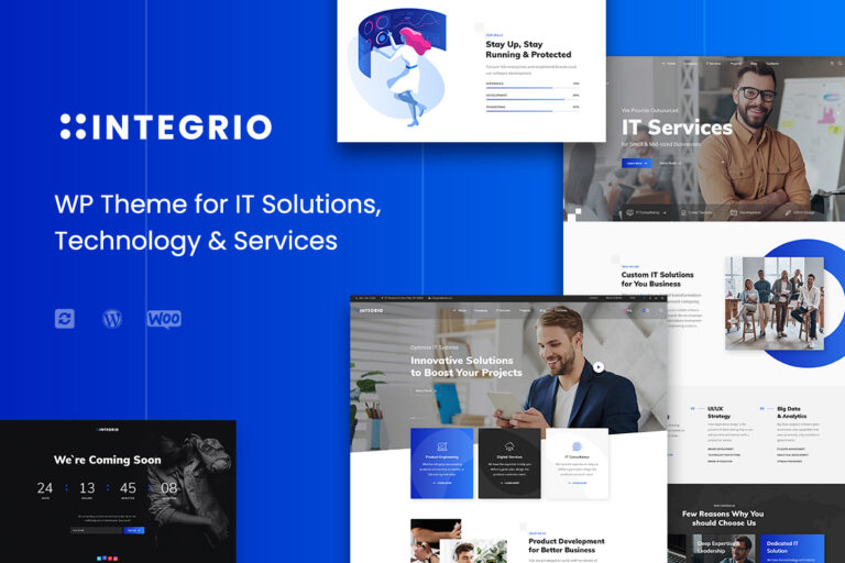 Integrio – IT Solutions and Services Company WordPress Theme
