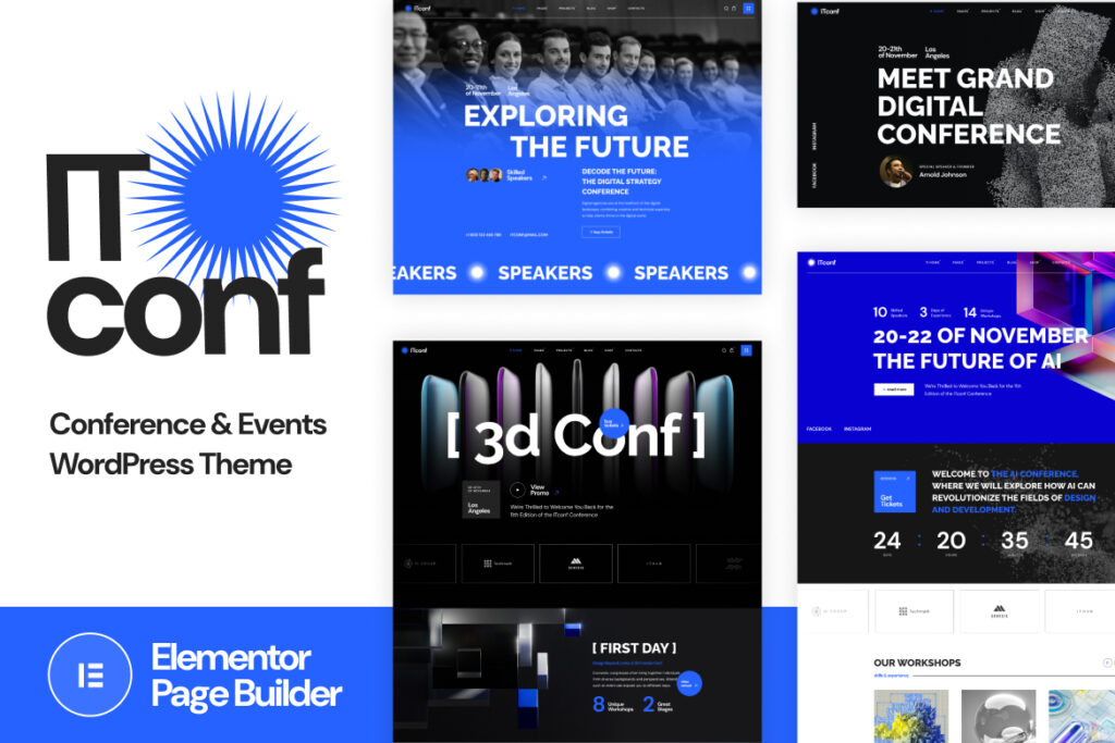 ITconf – Conference & Events WordPress Theme