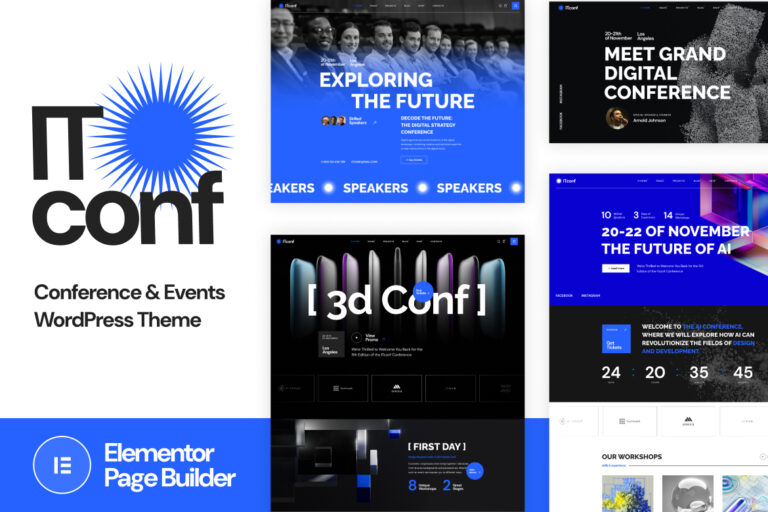 ITconf – Conference & Events WordPress Theme