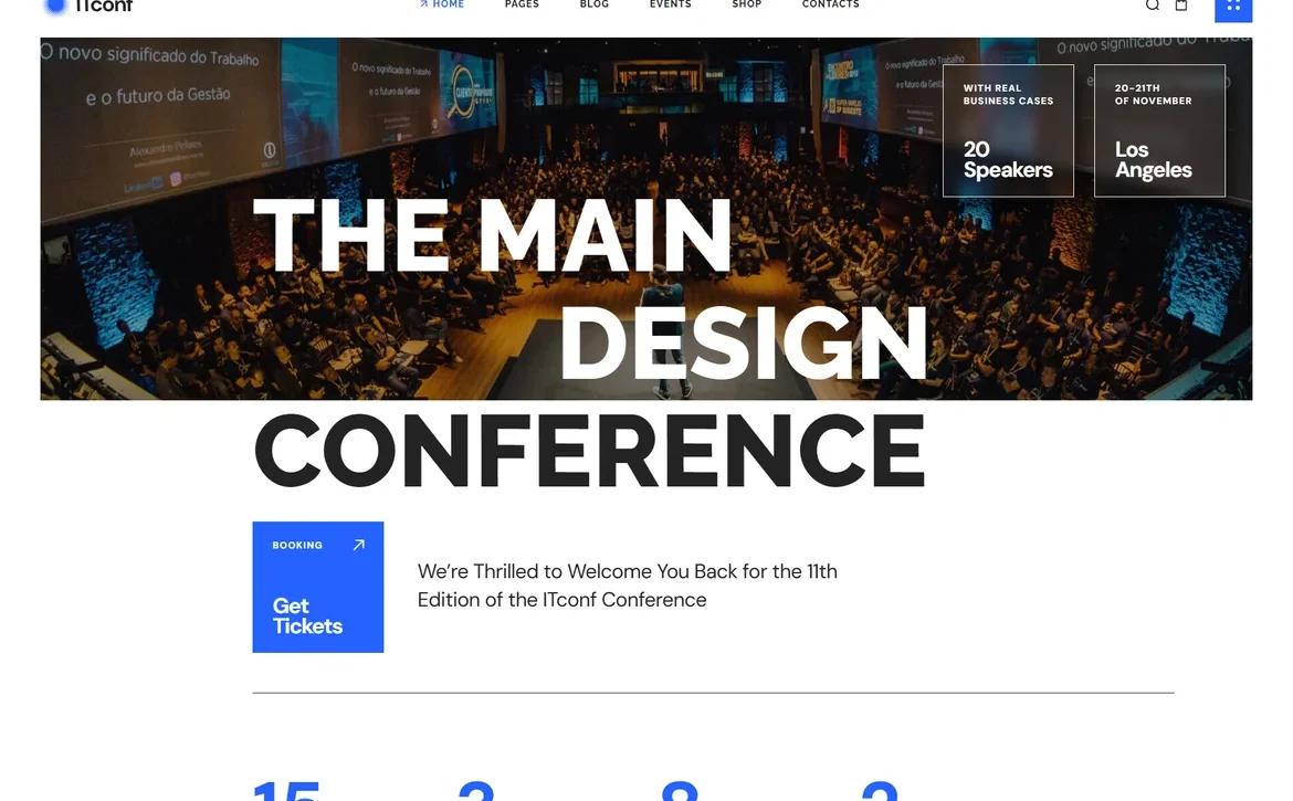 ITConf – Design conference WordPress Theme