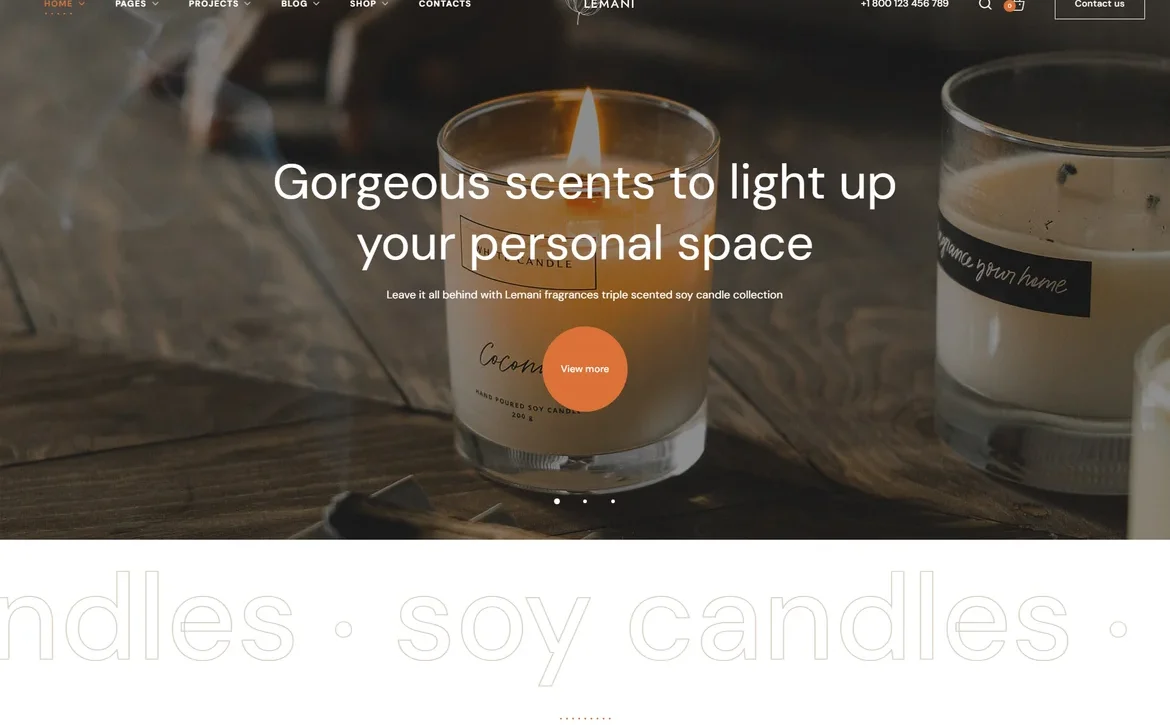 Lemani – Handmade skincare WordPress Theme