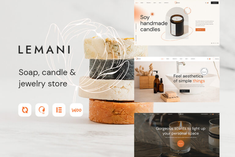 Lemani – Handmade Stuffs and Jewelry WordPress Theme
