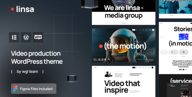 Linsa Video Production WordPress Theme