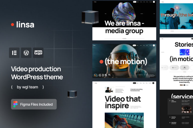 Linsa – Video Production WordPress Theme