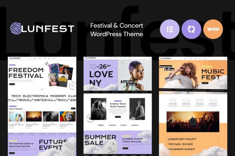 Lunfest – Festival & Concert WordPress Theme