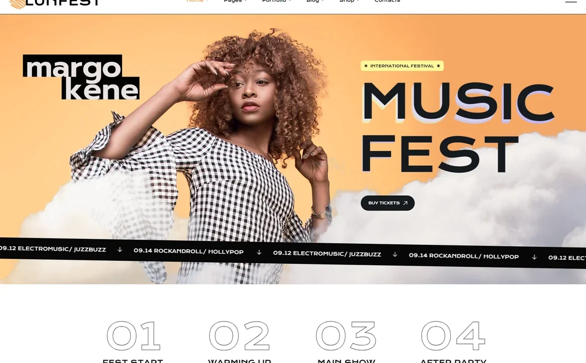 LunFest – Music fest WordPress Theme
