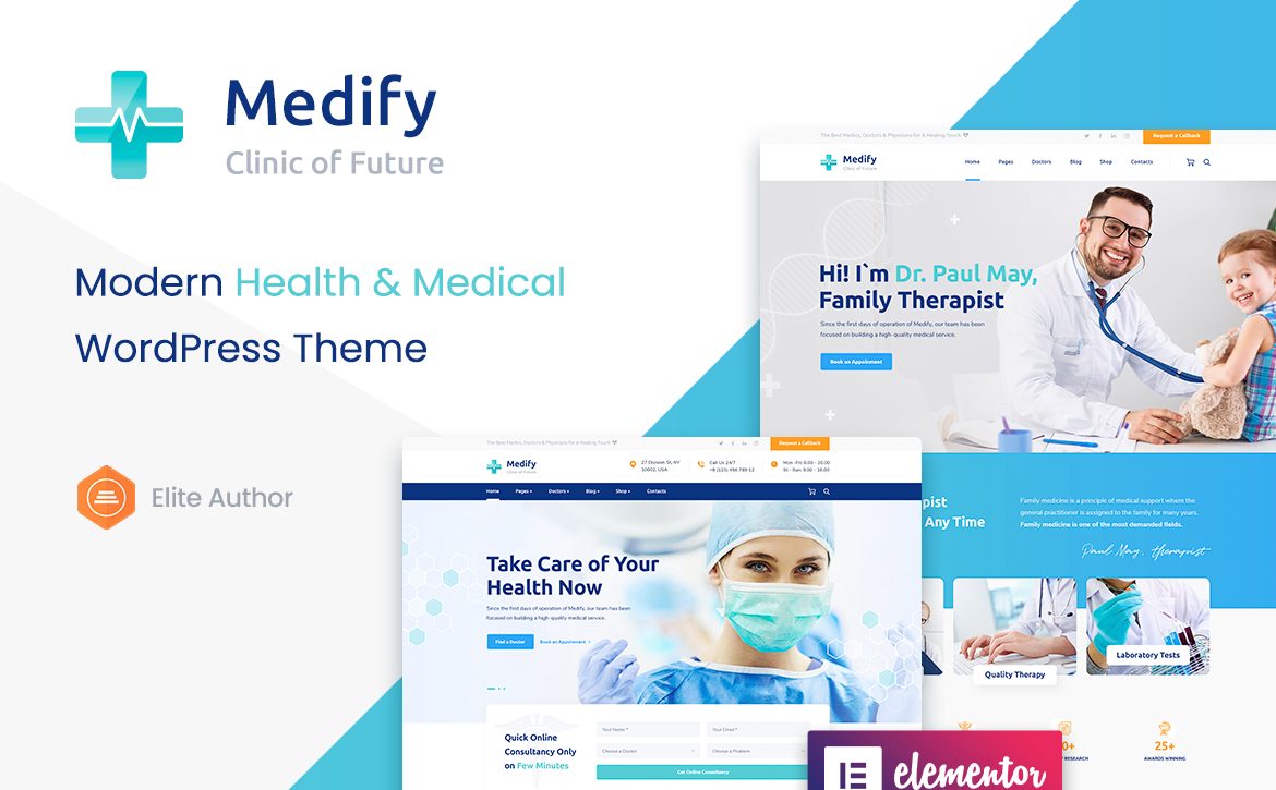 Medify Health Clinic WordPress Theme