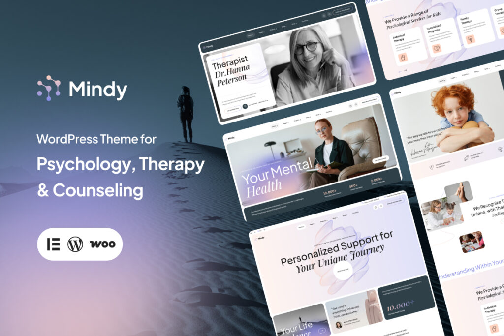 Mindy – Therapy & Counseling WordPress Theme