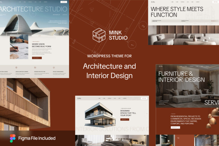 Mink – Architecture & Interior Design WordPress Theme