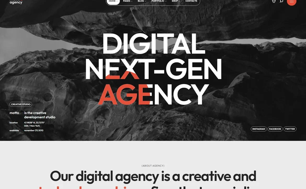 Motto – Digital next-gen agency WordPress Theme