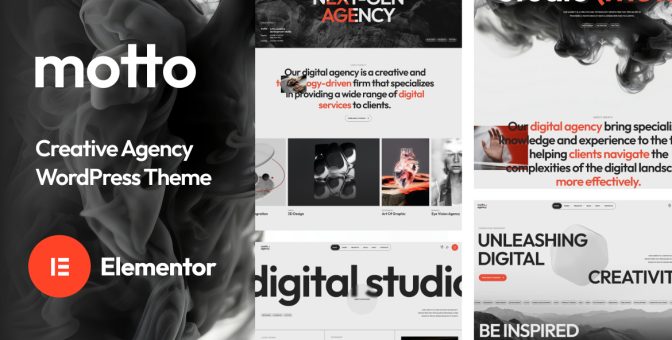 Motto Creative Agency Startup WordPress Theme