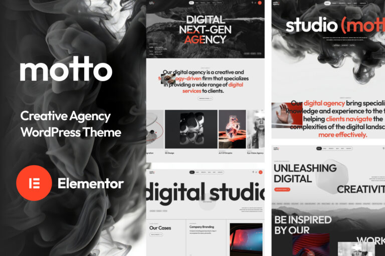Motto – Creative Agency & Startup WordPress Theme