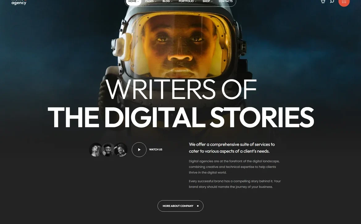 Motto – Digital storytelling agency WordPress Theme