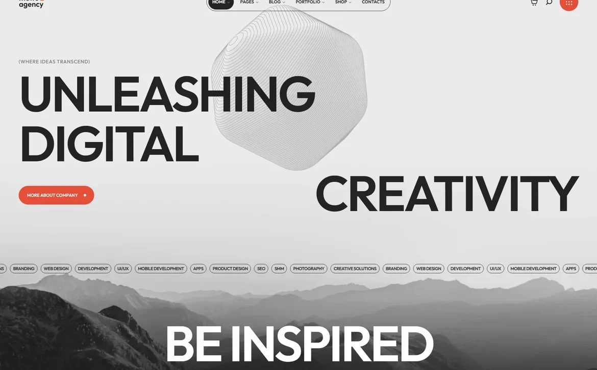 Motto – Digital creativity inspiration WordPress Theme